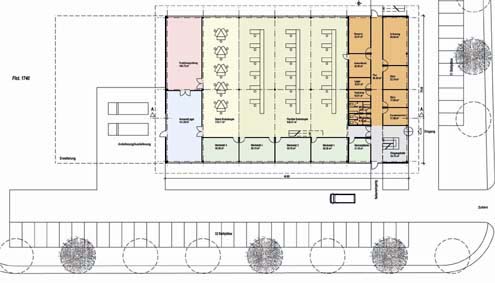 Architekt, Gewerbe, Industrie, Handel, Bro