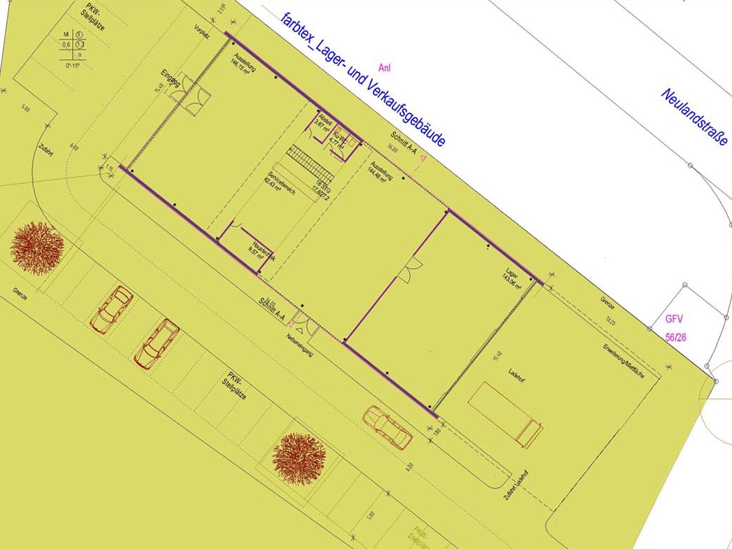 Architekt, Gewerbe, Industrie, Handel, Bro