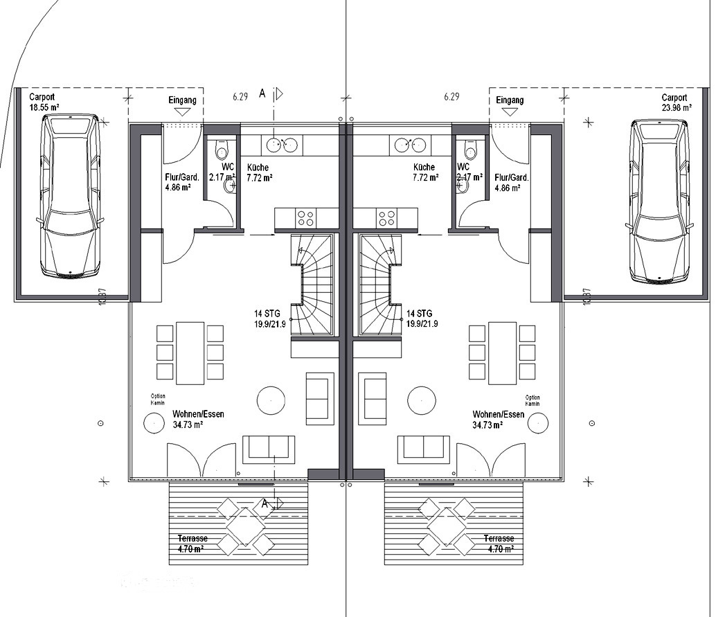 Architekt, Gewerbe, Industrie, Handel, Bro